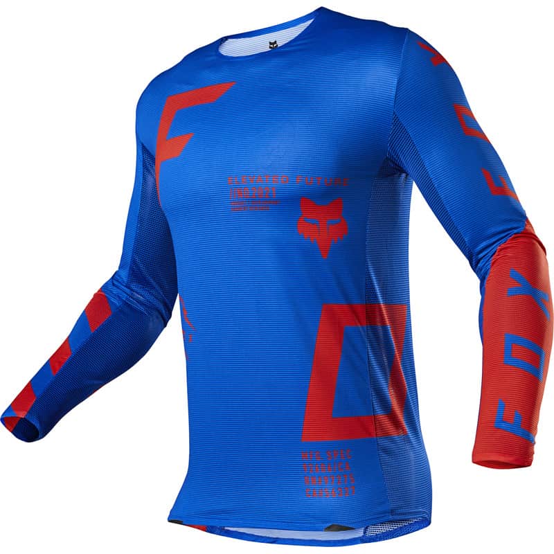 BLUZA FOX FLEXAIR RIGZ BLUE  ENDURO CROSS