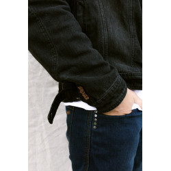 KURTKA JEANS BROGER FLORIDA WASHED BLACK 
