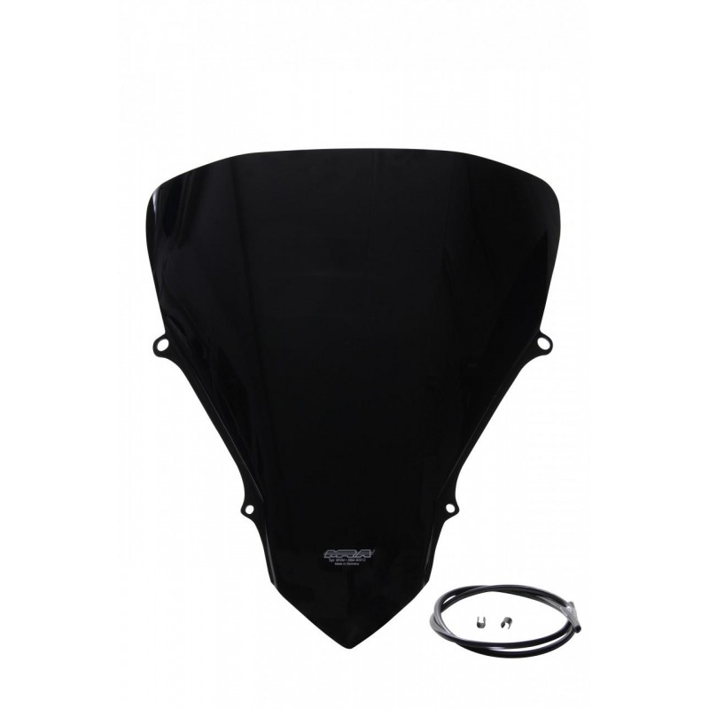Szyba motocyklowa MRA KAWASAKI ZRX 1200 S, ZRT20A, 2001-, forma O, czarna