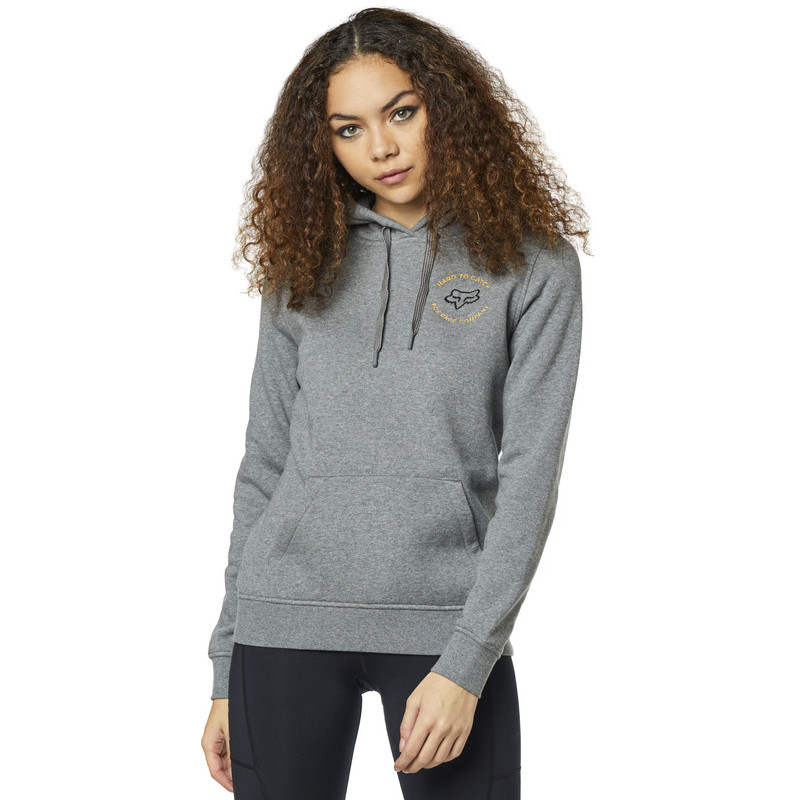 BLUZA FOX LADY Z KAPTUREM FLUTTER HEATHER GRAPHITE  ENDURO CROSS