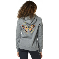 BLUZA FOX LADY Z KAPTUREM FLUTTER HEATHER GRAPHITE  ENDURO CROSS