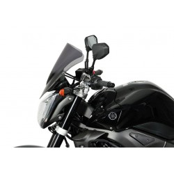 Szyba motocyklowa MRA YAMAHA FZ1, RN16, 2006-, forma NRM, czarna
