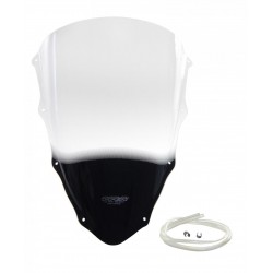 Szyba motocyklowa MRA APRILIA RSV 4 RR/RF/1100 FACTORY 19-, RK /RR /RF, 2015-2020, forma R, bezbarwna