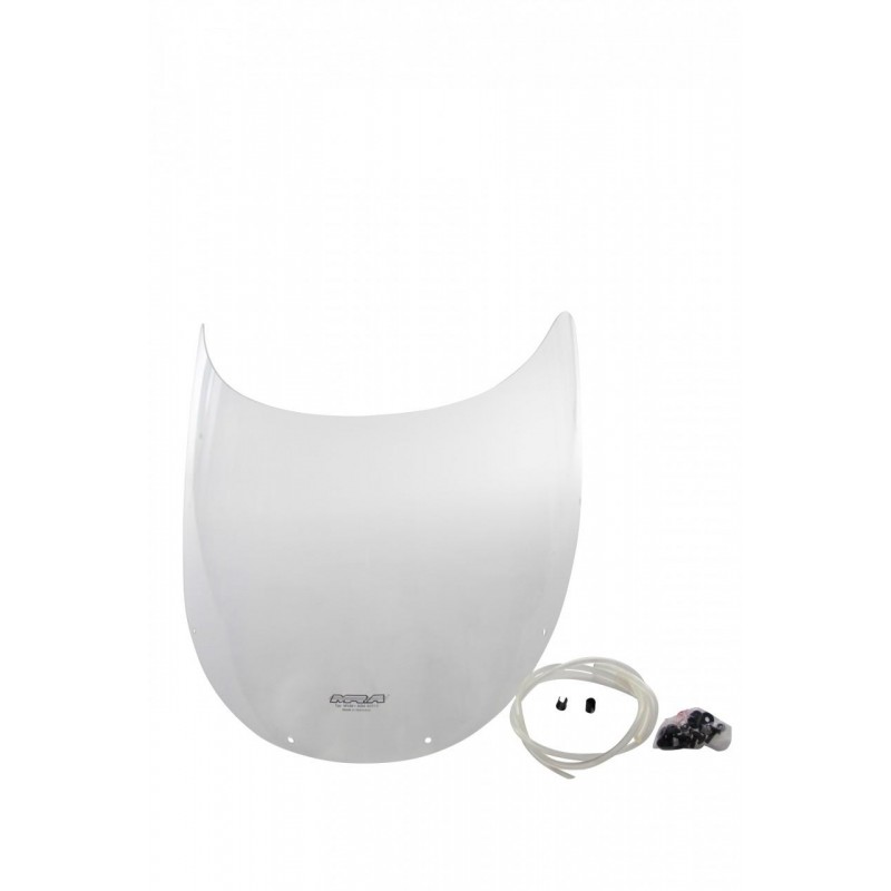 Szyba motocyklowa MRA SUZUKI GSX-R 1100, GV73C, 1989-1990, forma O, bezbarwna