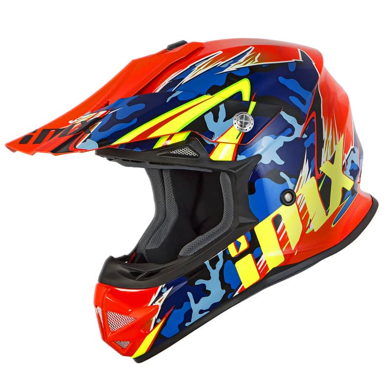 KASK IMX FMX-01 CAMO FLO ORANGE  ENDURO CROSS