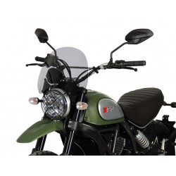 Szyba motocyklowa MRA DUCATI SCRAMBLER 800, K1, -2018, forma NT, czarna