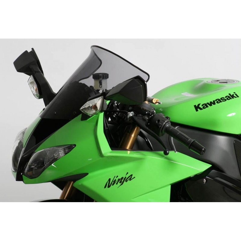 Szyba motocyklowa MRA KAWASAKI ZX 10 R 08-10, ZXT00E, 2008-2010, forma S, przyciemniana