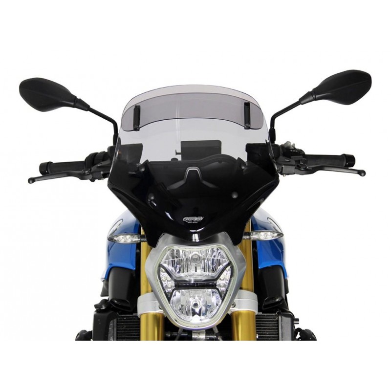 Szyba motocyklowa MRA BMW R 1200 R (F. HALTER WINDSH. SPORT), R12WR, 2015-2018, forma VT, bezbarwna Szyba motocyklowa MRA BMW R 1200 R (F. HALTER WINDSH. SPORT), R12WR, 2015-2018, forma VT, bezbarwna