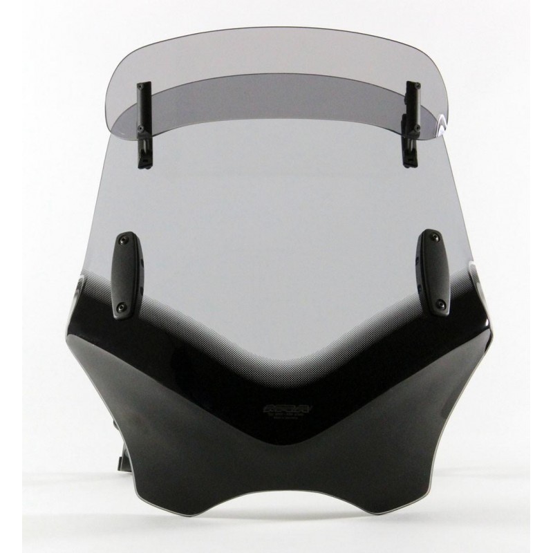 Uniwersalna szyba do motocykli bez owiewek MRA, forma VFVTC, bezbarwna