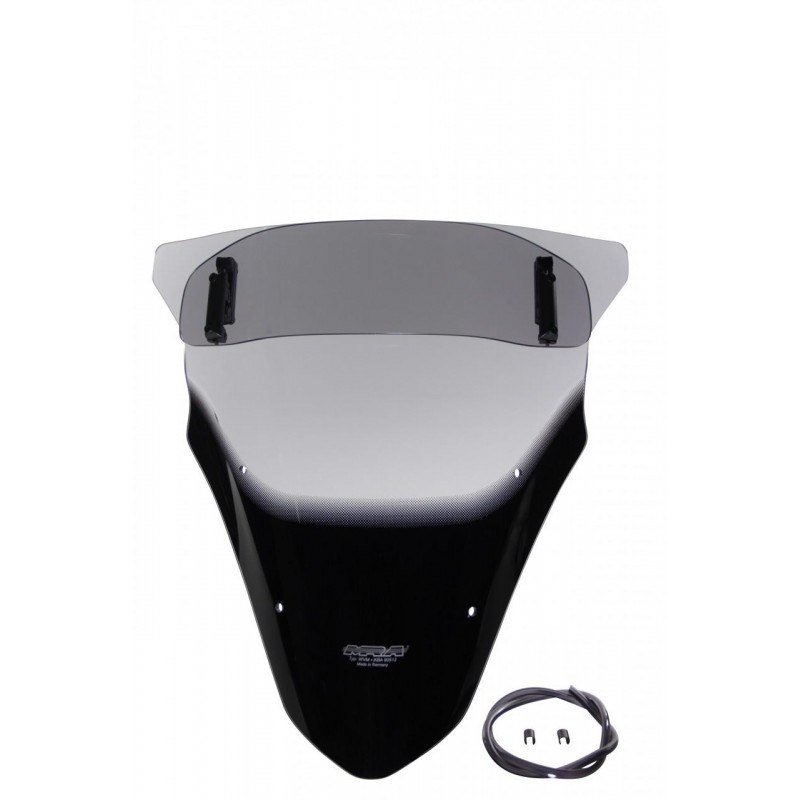 Szyba motocyklowa MRA KAWASAKI ER 6 F, EX650E, 2012-, forma VT, bezbarwna