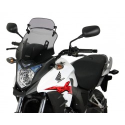 Szyba motocyklowa MRA HONDA CB 500 X, PC 46, 2013-2015, forma XCS, przyciemniana