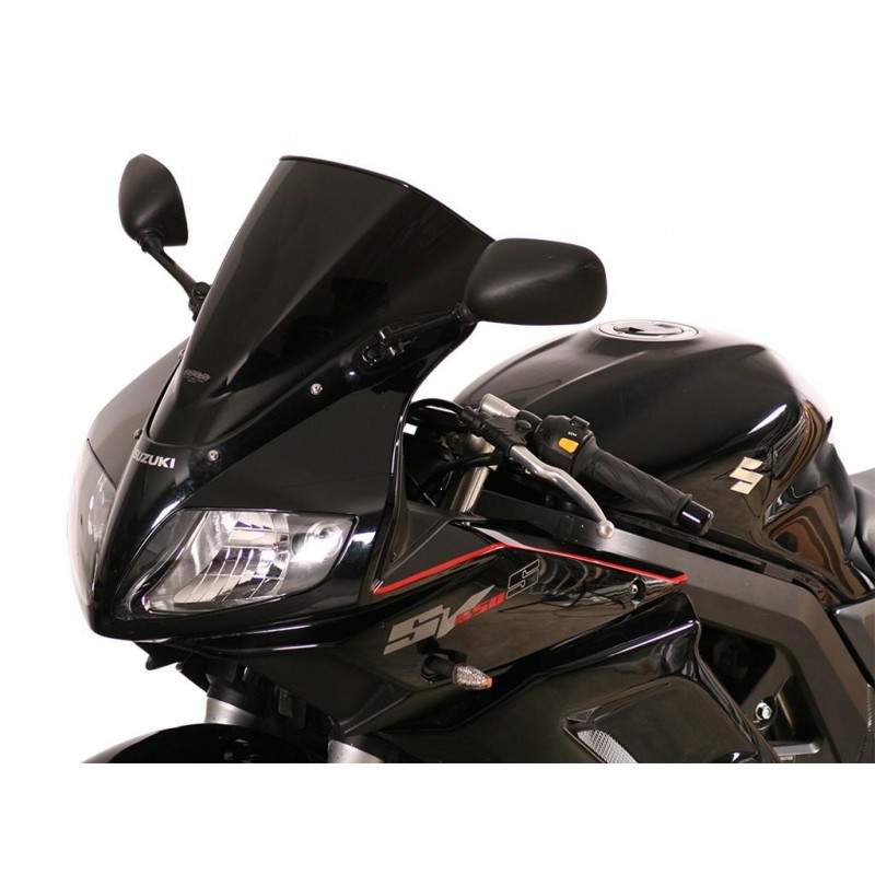 Szyba motocyklowa MRA SUZUKI SV 1000 S, WVBX, 2003-, forma R, bezbarwna Szyba motocyklowa MRA SUZUKI SV 1000 S, WVBX, 2003-, forma R, bezbarwna