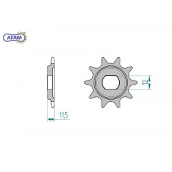 AFAM Zębatka przednia do...