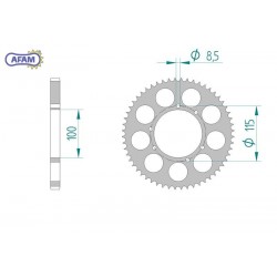 AFAM Zębatka tylna...