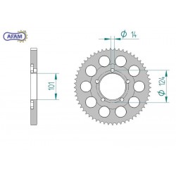 AFAM Zębatka tylna...