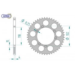AFAM Zębatka tylna...