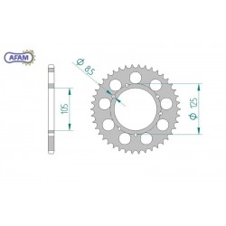 AFAM Zębatka tylna...