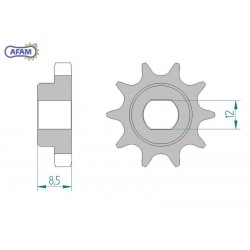AFAM Zębatka przednia do...