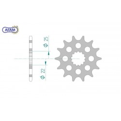 AFAM Zębatka przednia do...